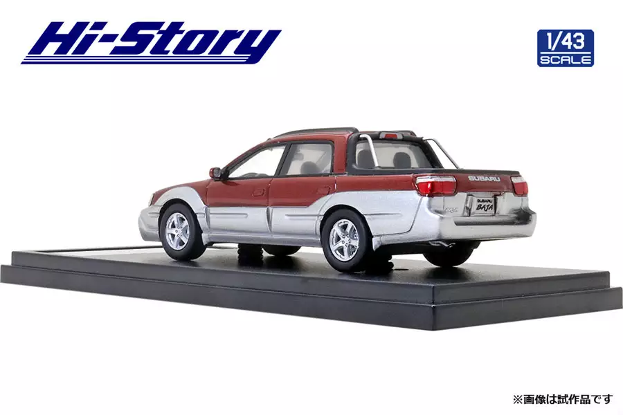 ミニカー　1/43 SUBARU BAJA Sport 2003(ブラックグラナイトパール×シルバーストーンメタリック) [HS312BK] Subaru Baja Sport (2003) Black Granite Pearl / Silver Stone