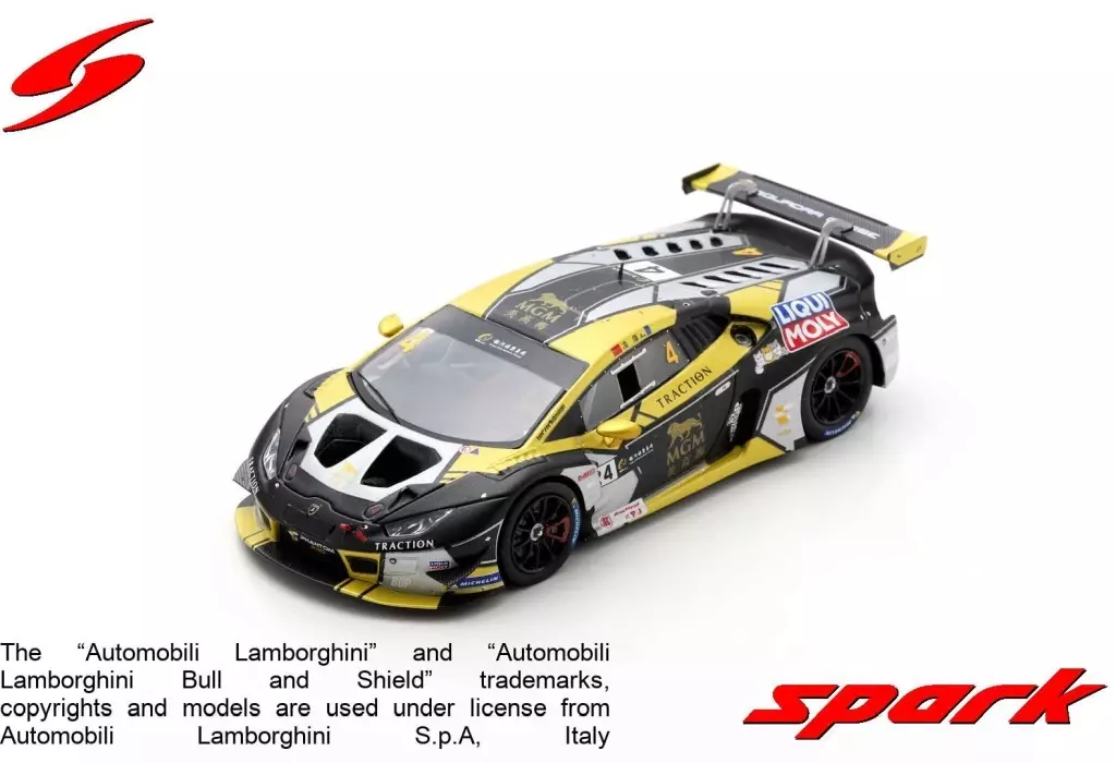 ミニカー　1/43 Lamborghini Huracan GT3 EVO Phantom Pro Racing 4th Macau GT Cup 2022 Ling Kang #4 [SA266] Lamborghini Huracan GT3 EVO No.4 Phantom Pro Racing 4th