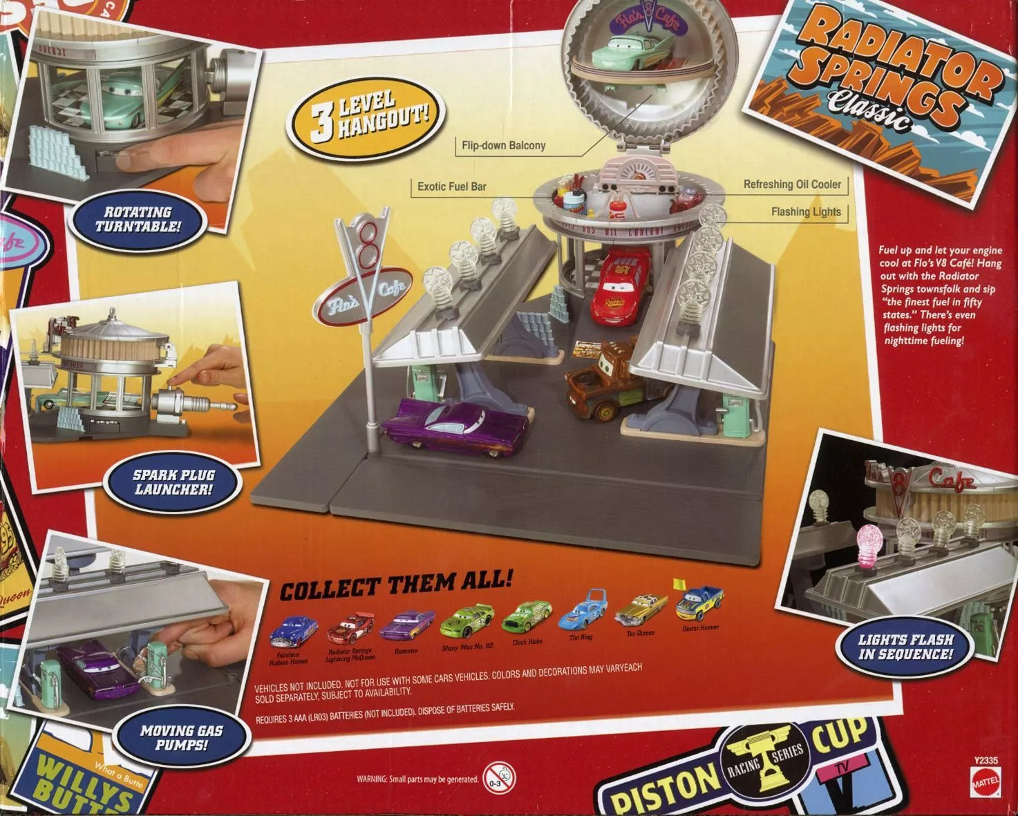 ミニカー Flo's V8 Cafe Playset 「カーズ」 RADIATOR SPRINGS Classic