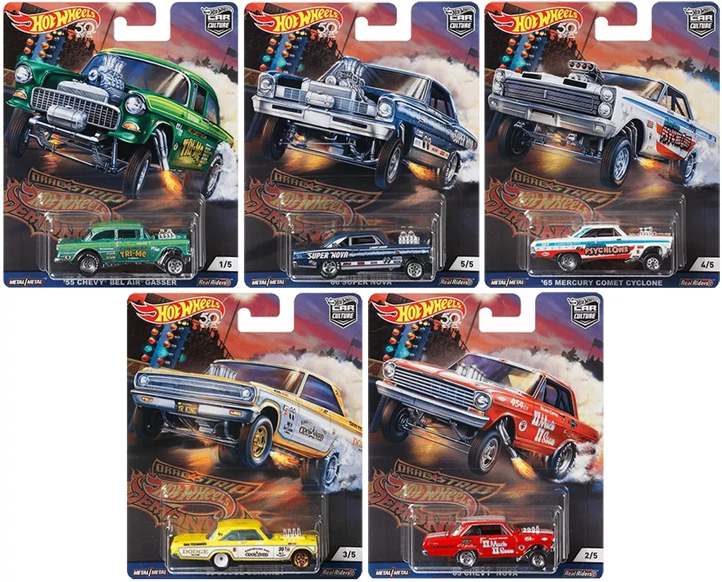 Minicar 1 64 Hot Wheels Car Culture DRAGSTRIP DEMONS 10 Assortment FPY86 986F Toy Hobby Suruga ya