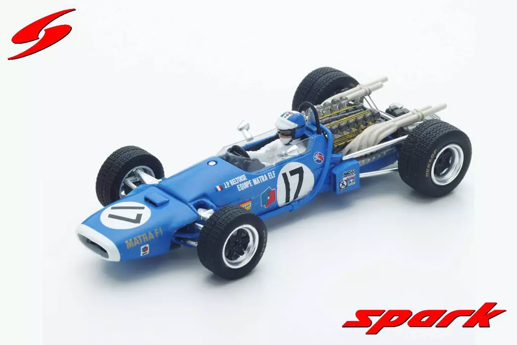 ミニカー　1/18 Matra MS11 #17 2nd Dutch GP 1968 Jean-Pierre Beltoise [18S229] Spark 1:18 Jean-Pierre Beltoise Matra MS11 #17 2nd