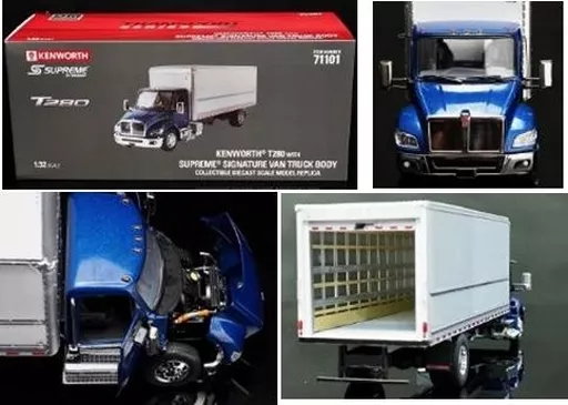 Minicar 1/32 Kenworth T280 Supreme Signature Van (Blue Cab x