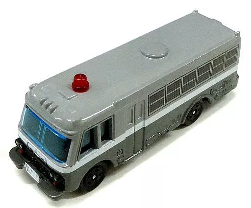 ミニカー 1/122 いすゞ 警察機動隊バス(ライトグレー×グレー