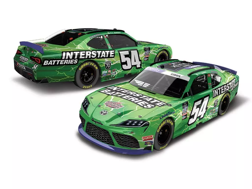 ミニカー 1/64 ”タイ・ギブス” INTERSTATE BATTERIES TOYOTA ミニカー 1/64 ”タイ・ギブス” INTERSTATE BATTERIES TOYOTA