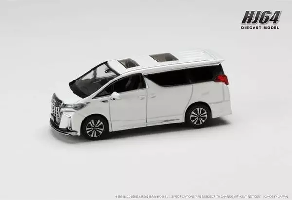 1/64 Toyota Alphad Custom Version / with Sunroof (White