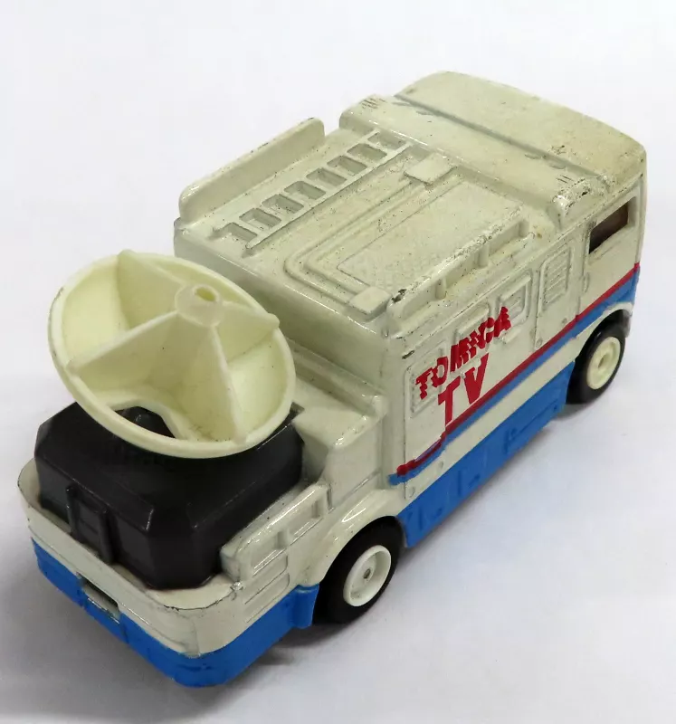 Damaged / Missing Box] TV relay car (white x blue) 