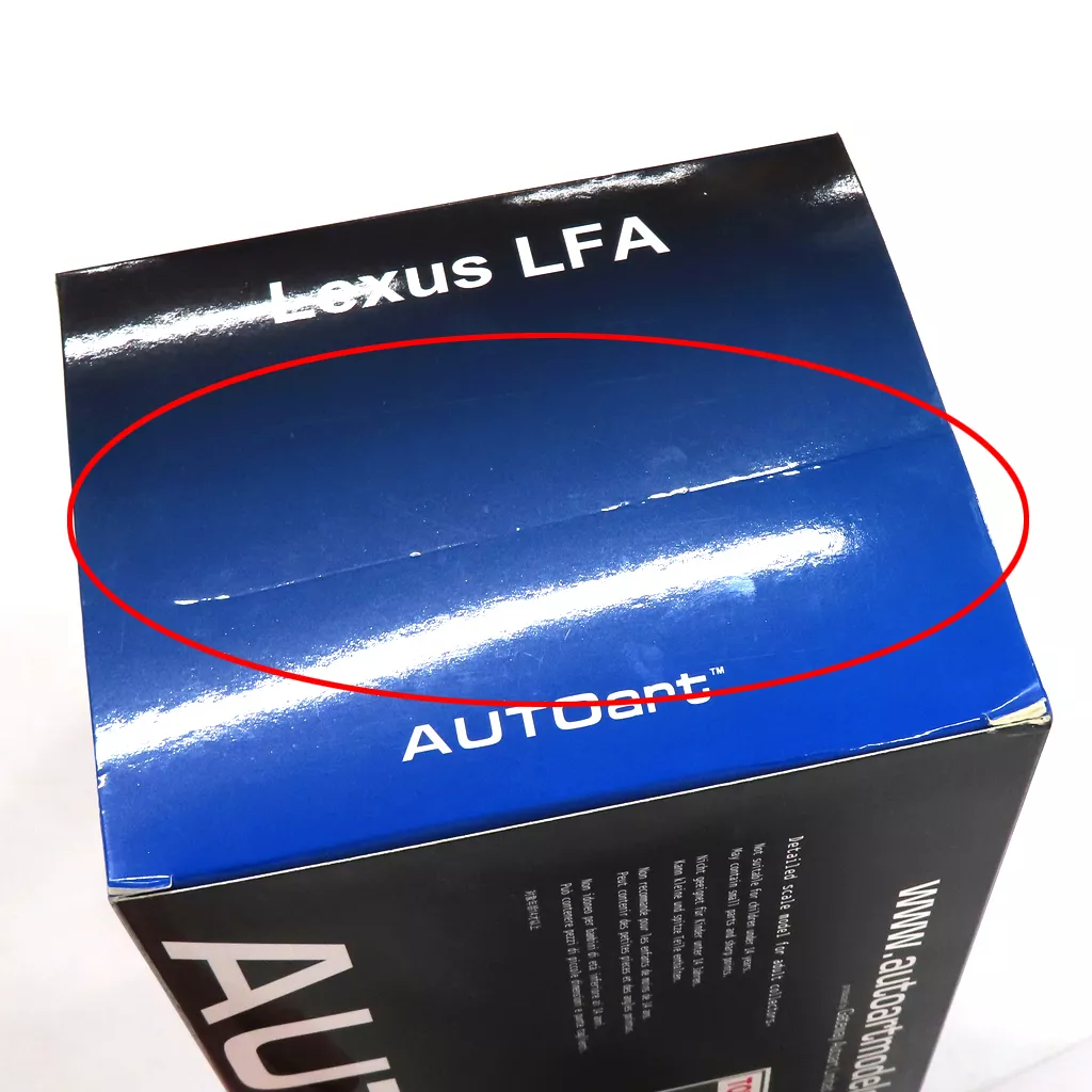 [Box broken] 1/18 Lexus LFA (White White x Carbon Black) [78851] | Toy ...