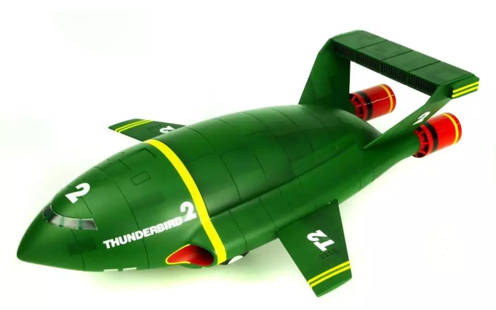 ミニカー　[箱破損] 1/200 サンダーバード2号 スタンド付き 「サンダーバード」 [AM20001] Box broken] 1/200 Thunderbird No. 2 