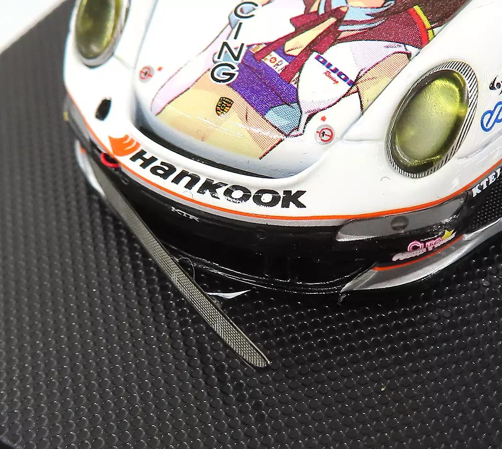 Damaged Goods] 1/43 HARUHI RACING HANKOOK PORSCHE SUPER GT