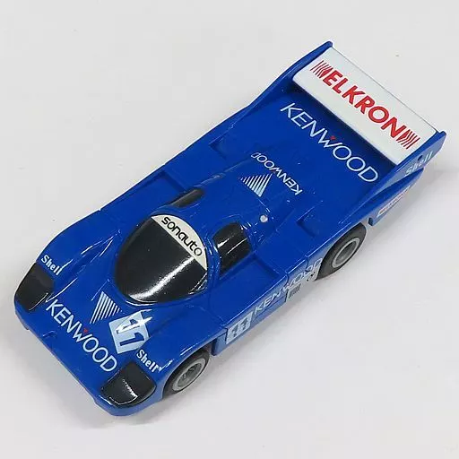 スロットカー　[箱欠品] ケンウッドポルシェ962C Shell #11(ブルー) スロットカー Slot car [Box missing] Kenwood Porsche 962C Shell #11 (Blue