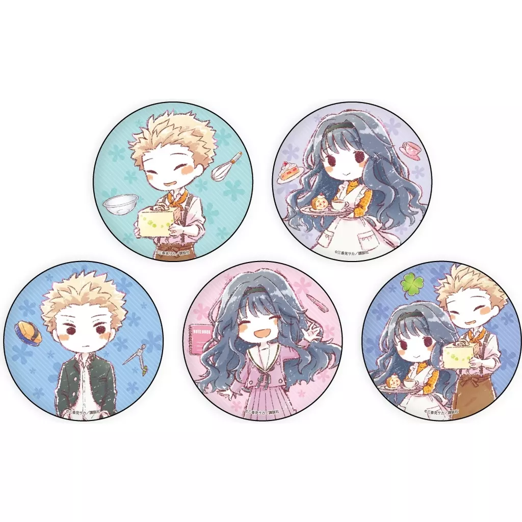 缶バッジ「薫る花は凛と咲く」11/コンプリートBOX(全7種)(グラフ