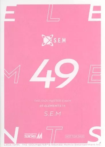 THE IDOLM＠STER SideM CIRCLE OF DELIGHT 15 S.E.M S.E.M [硲