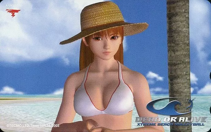 Game and PC telephone cards Kasumi 「 DEAD OR ALIVE XTREME