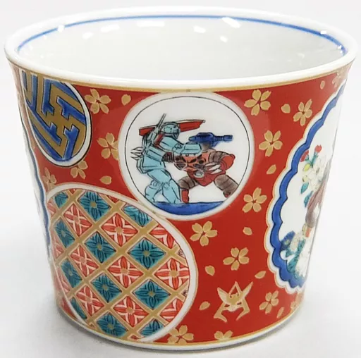 ガンダムカフェ限定 九谷焼 庄三風赤い彗星図(シャア) マグカップ