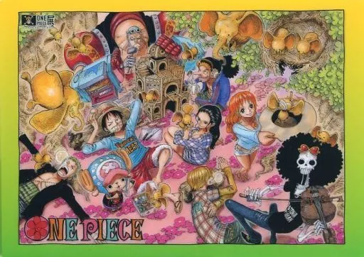 下敷き 麦わらの一味(扉絵) B5下敷きセット(2枚組) 「ワンピース
