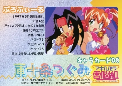 Anime Treka / Normal Card / CYBER TEAM IN AKIHABARA Trading