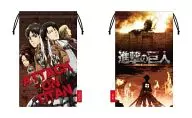 進撃の巨人ゲーム機用クリーナー巾着 C柄(3DSLL用)