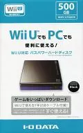 支持WiiU的總線功率硬盤500GB(黑色)[HDPC-UT500YK]