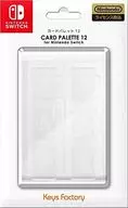 カードパレット12 for Nintendo Switch クリアホワイト