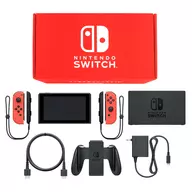 Nintendo Switch Color Customization / Joy-Con (L/R) Neon Red / Joy-Con Strap (L/R) Black