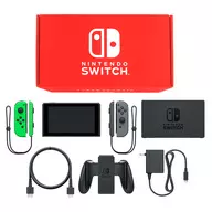 任天堂Switch机身颜色定制/Joy-Con(L)霓绿(R)灰色/Joy-Con挂件:霓绿/黑色