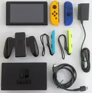 Nintendo Switch本体 カラーカスタマイズ [2019年8月モデル]/Joy-Con(L)ネオンオレンジ(R)ブルー/Joy-Conストラップ：ネオンイエロー/ネオンブルー