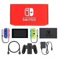 Nintendo Switch本体 カラーカスタマイズ /Joy-Con(L)ブルー(R)ネオンイエロー/Joy-Conストラップ：ネオンピンク/ネオングリーン