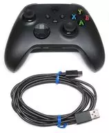 Xbox ワイヤレス コントローラー + USB-Cケーブル(カーボンブラック)[EP2-29945]
