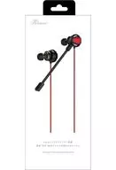Gaming Triple Earphone Headset Black / Red