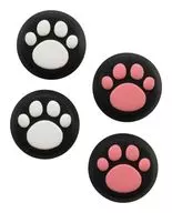 アナログスティックカバー ねこにゃん 黒 (Switch2 Proコントローラー用)