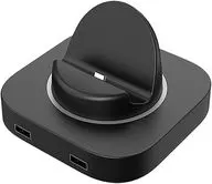 USBハブスタンド 4ポート ブラック