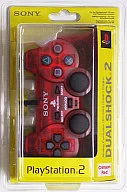 Controlador analógico asiático (DUAL SHOCK2) rojo carmesí (funciona en el cuerpo principal de la versión japonesa)