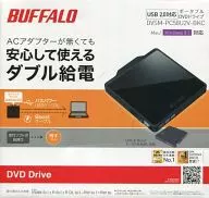 Portable DVD Drive W Cable Storage Type (Crystal Black) [DVSM-PC58U2V-BKC]
