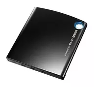 Bus-Powered Portable DVD Drive "Kaku-U DVD" (Piano Black) [DVRP-U8CK]