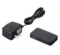 100BASE-TX-compatible small switching hub black