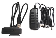 オウルテック 2.5/3.5インチHDD用データ転送ケーブル ACアダプター付[OWL-PCSPS3U3U2]