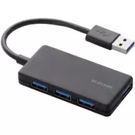 Concentrador USB3.0 de 4 puertos (compacto / negro) [U3H-A416BBK]