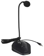 Micrófono de soporte (con botón de silencio) [HS-MC05BK]
