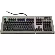 有線 RGBメカニカル ゲーミングキーボード KB-LVT-BLSRJP-01 チタニウム 青軸 (グレー) [ KBLVTBLSRJP01]