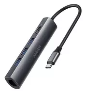 Anker 5-in-1 プレミアム USB-C ハブ(グレー) [A83310A1]
