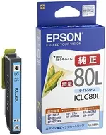 エプソン純正 インクカートリッジ (ライトシアン) [ICLC80L]