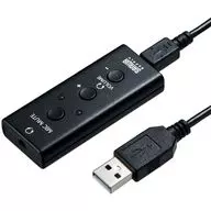 Adaptador de conversão de áudio USB para Sanwa Supply 4 Pole [MM-ADUSB4]