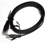 サンワサプライ カテゴリ6 フラットLANケーブル 2.0m (ブラック) [LA-FL6-02BK]