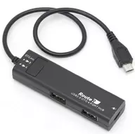 Route R 充電可能 4ポートスリムOTGハブ + microUSBケーブル[RUH-OTGU4+C]