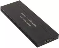USB3.0接続 UASP対応 M.2SATA SSDケース [HDE-10]