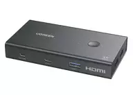 UGREEN HDMI KVM 切替器(2入力1出力)[45440]