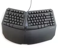 Perixx 有線 エルゴノミックキーボード(ブラック)[periboard-413B]