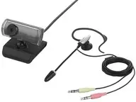 バッファロー UVC対応 マイク内蔵130万画素Webカメラ(ブラック/ヘッドセット付き)[BSW13KM04HBK]