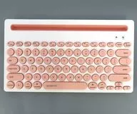 GECENinov ワイヤレス マルチデバイス接続キーボード(Pink)[iK3381]