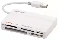 マルチカードリーダー USB2.0対応 (ホワイト) [BSCR05TU2WH]